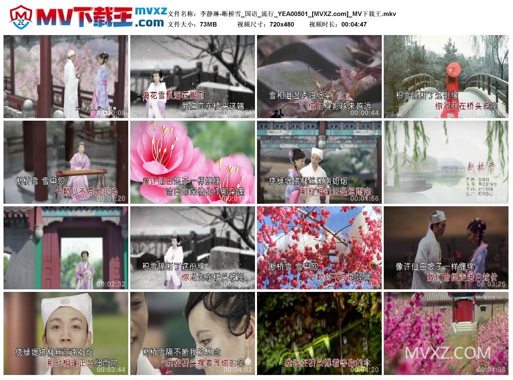 李静琳-断桥雪_国语_流行_YEA00501